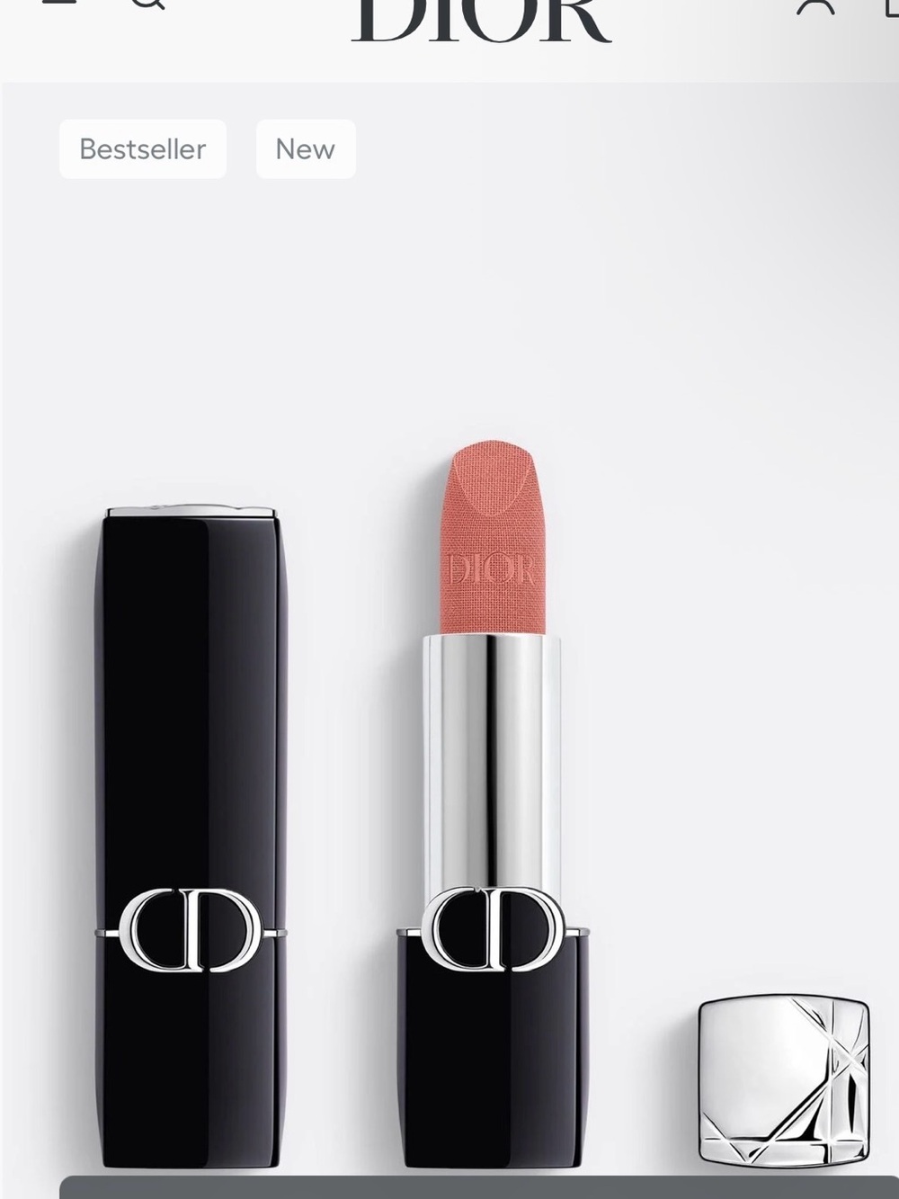 Dior Rouge Velvet in Nude Look 100
